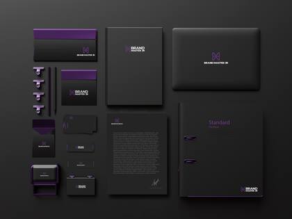 Brand Master Jr. stationery flat-lay