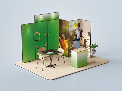 SusthoPlus exhibition booth